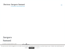 Tablet Screenshot of docteur-jacques-samani.com